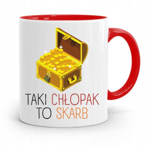Kubek Czerwony Dla Chłopaka Taki Chłopak To Skarb