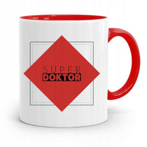 Kubek Czerwony Dla Doktora Super Doktor