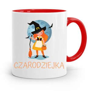 Kubek Czerwony Dla Dzieci Córki Czarodzieka +imię