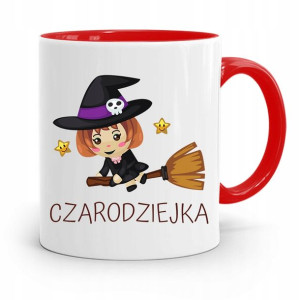 Kubek Czerwony Dla Dzieci Córki Czarodzieka +imię