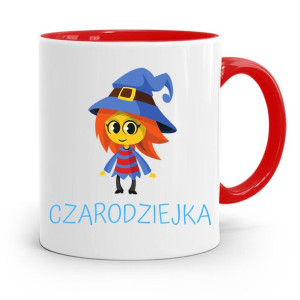 Kubek Czerwony Dla Dzieci Córki Czarodzieka +imię