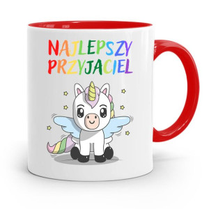 Kubek Czerwony Dla Dzieci Najlepszy Przyjaciel