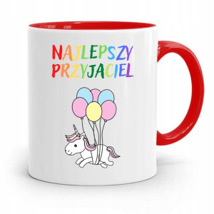 Kubek Czerwony Dla Dzieci Najlepszy Przyjaciel