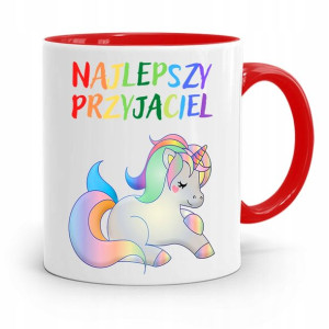 Kubek Czerwony Dla Dzieci Najlepszy Przyjaciel