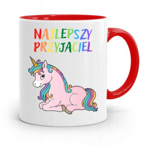 Kubek Czerwony Dla Dzieci Najlepszy Przyjaciel