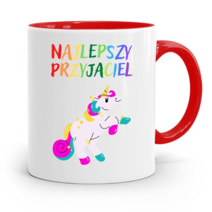 Kubek Czerwony Dla Dzieci Najlepszy Przyjaciel
