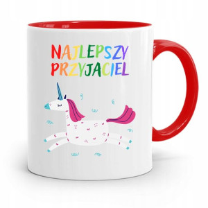 Kubek Czerwony Dla Dzieci Najlepszy Przyjaciel