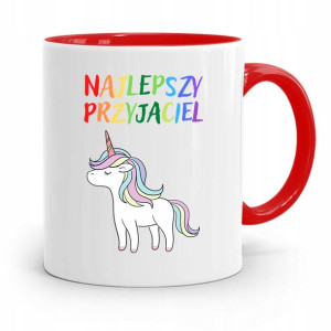 Kubek Czerwony Dla Dzieci Najlepszy Przyjaciel