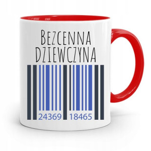 Kubek Czerwony Dla Dziewczyny Bezcenna Dziewczyna