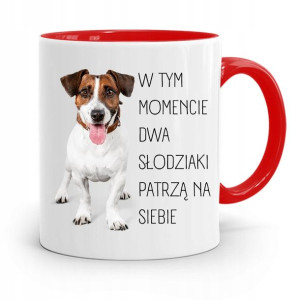 Kubek Czerwony Dla Dziewczyny Dwa Słodziaki