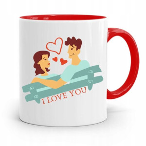 Kubek Czerwony Dla Dziewczyny I Love You