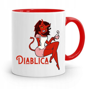 Kubek Czerwony Dla Dziewczyny Żony Diablica