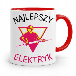 Kubek Czerwony Dla Elektryka Najlepszy Elektryk
