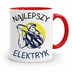 Kubek Czerwony Dla Elektryka Najlepszy Elektryk