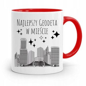 Kubek Czerwony Dla Geodety Najlepszy W Mieście