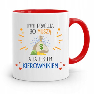 Kubek Czerwony Dla Kierownika Jestem Kierownikiem
