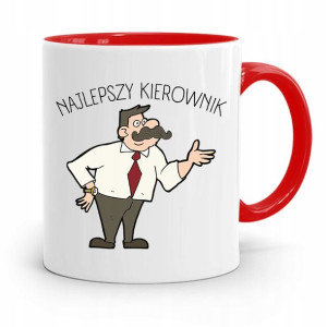 Kubek Czerwony Dla Kierownika Najlepszy Kierownik
