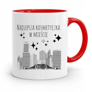 Kubek Czerwony Dla Kosmetyczki Najlepsza W Mieście