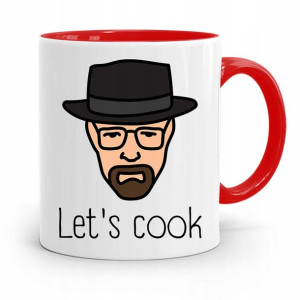 Kubek Czerwony Dla Kucharza Kucharki Let's Cook