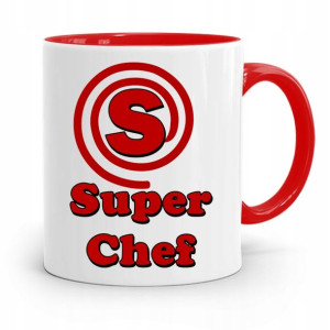 Kubek Czerwony Dla Kucharza Kucharki Super Chef