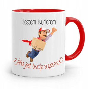 Kubek Czerwony Dla Kuriera Jestem Kurierem Prezent