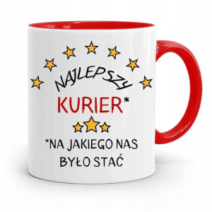 Kubek Czerwony Dla Kuriera Najlepszy Kurier