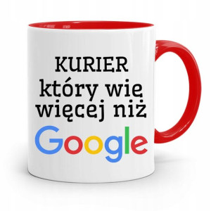 Kubek Czerwony Dla Kuriera Wie Więcej Niż Google
