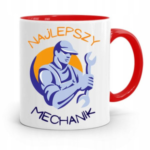Kubek Czerwony Dla Mechanika Najlepszy Mechanik