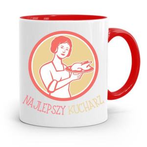 Kubek Czerwony Dla Najlepszego Kucharza Kucharki