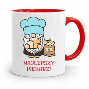 Kubek Czerwony Dla Piekarza Najlepszy Piekarz