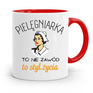 Kubek Czerwony Dla Pielęgniarki To Styl Życia