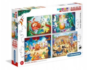 Clementoni 21406 Puzzle 4w1 Once Upon A Time