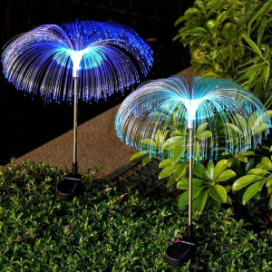 Lampa Solarna Ozdoba Ogrodowa Meduza Kolorowa