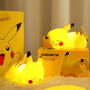 Lampka nocna POKEMON PIKACHU DLA DZIECKA ŻÓŁTA BOX