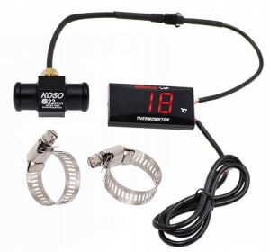 Wskażnik Temperatury Termometr Motocykl Lcd Koso