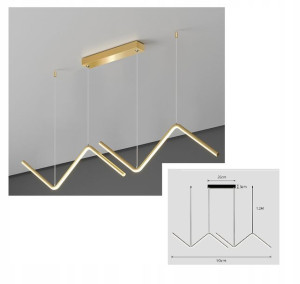 Nowoczesny żyrandol wiszący lampa wisząca 90cm