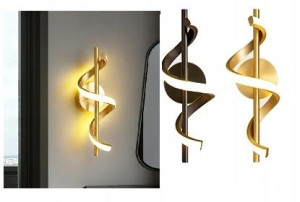 Nowoczesny wiszący scienny żyrandol lampa 40cm