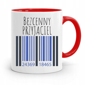 Kubek Czerwony Dla Przyjaciela Bezcenny Przyjaciel