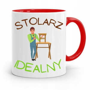 Kubek Czerwony Dla Stolarza Stolarz Idealny