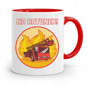 Kubek Czerwony Dla Strażaka Na Ratunek Prezent