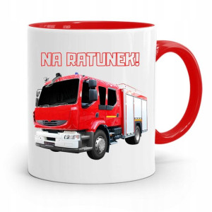 Kubek Czerwony Dla Strażaka Na Ratunek Prezent