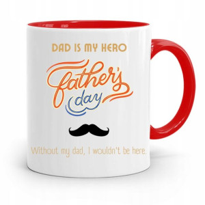 Kubek Czerwony Dla Taty Ojca Dad Is My Hero