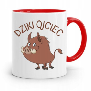 Kubek Czerwony Dla Taty Ojca Dziki Ojciec Prezent