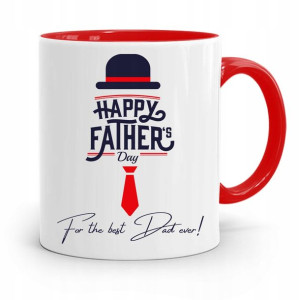Kubek Czerwony Dla Taty Ojca Happy Fathers Day