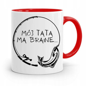 Kubek Czerwony Dla Taty Ojca Mój Tata Ma Branie