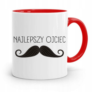 Kubek Czerwony Dla Taty Ojca Najlepszy Ojciec