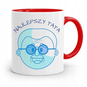 Kubek Czerwony Dla Taty Ojca Najlepszy Tata