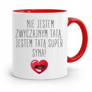 Kubek Czerwony Dla Taty Ojca Nie Jestem Zwyczajnym