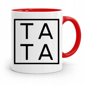 Kubek Czerwony Dla Taty Ojca Tata Prezent