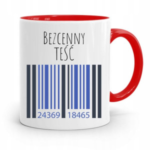 Kubek Czerwony Dla Teścia Bezcenny Teść Prezent